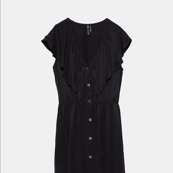 zara ruffled dress - Picture 2 of 2